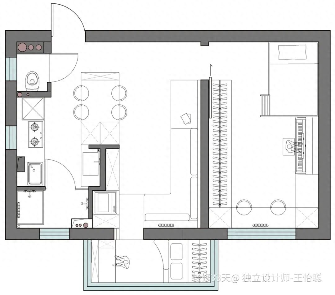 52平的智能马桶，造价35万，套内面积39平