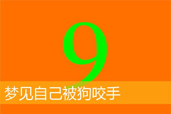 梦见被狗咬手的含义及不同人群的预示